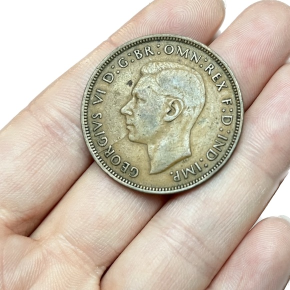 🎈$5 add on - 1944 ONE PENNY - George VI - Picture 2 of 6